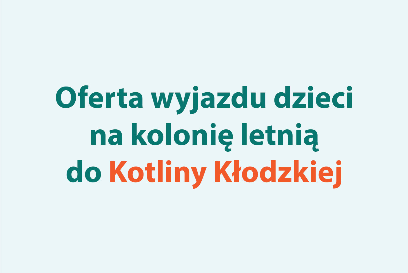 Oferta Kotlina Klodzka