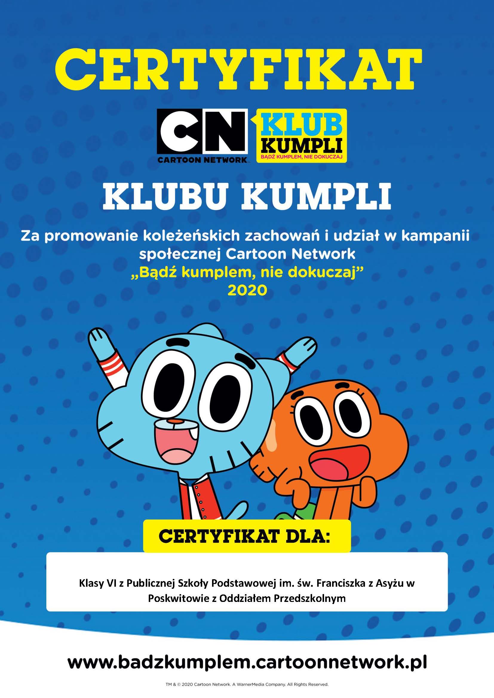 Certyfikat VI Poskwitow 1KK