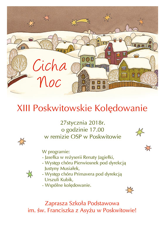 Cicha noc plakat 2018