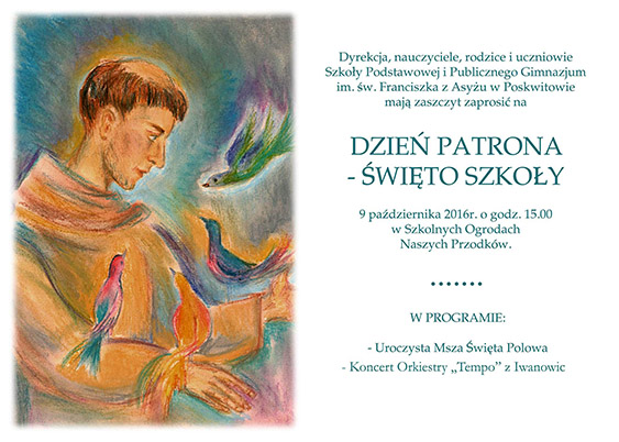 Dzien Patrona plakat tabl