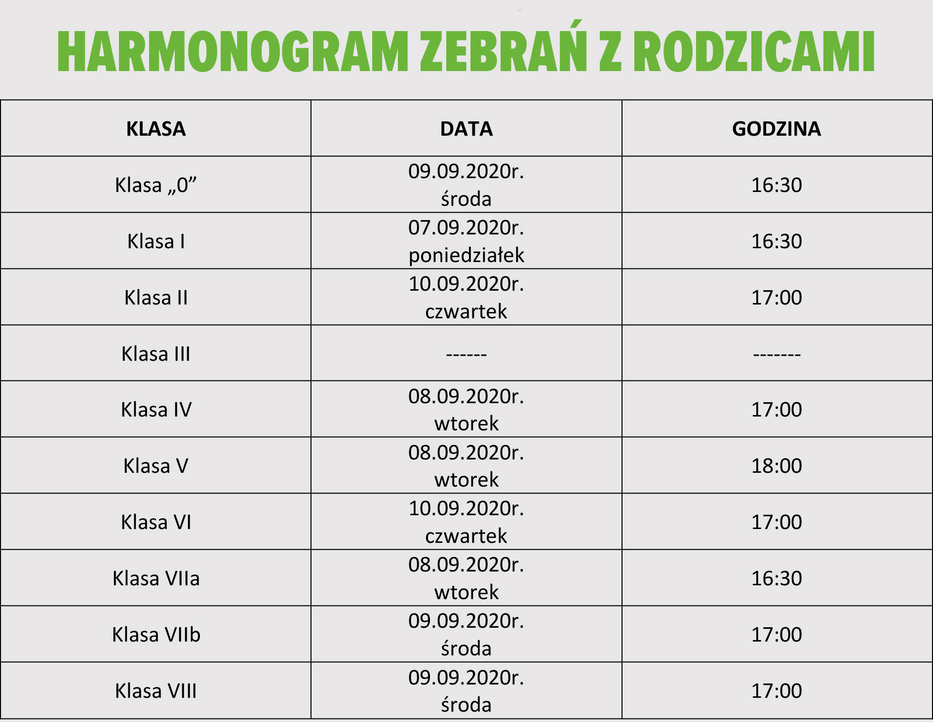 HARMONOGRAM ZEBRAN Z RODZICAMI2020 21