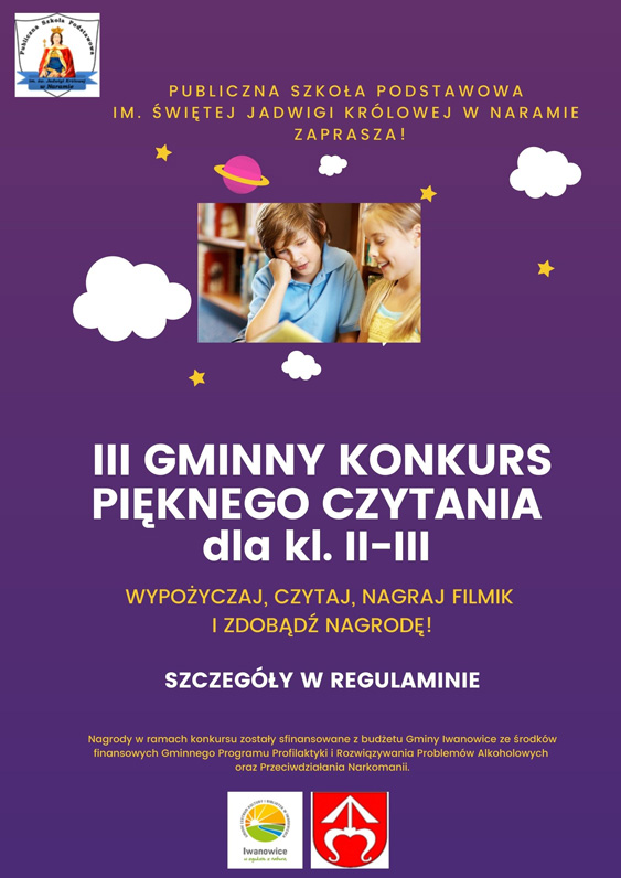 III Gminny Konkurs Pięknego Czytania Plakat (1)