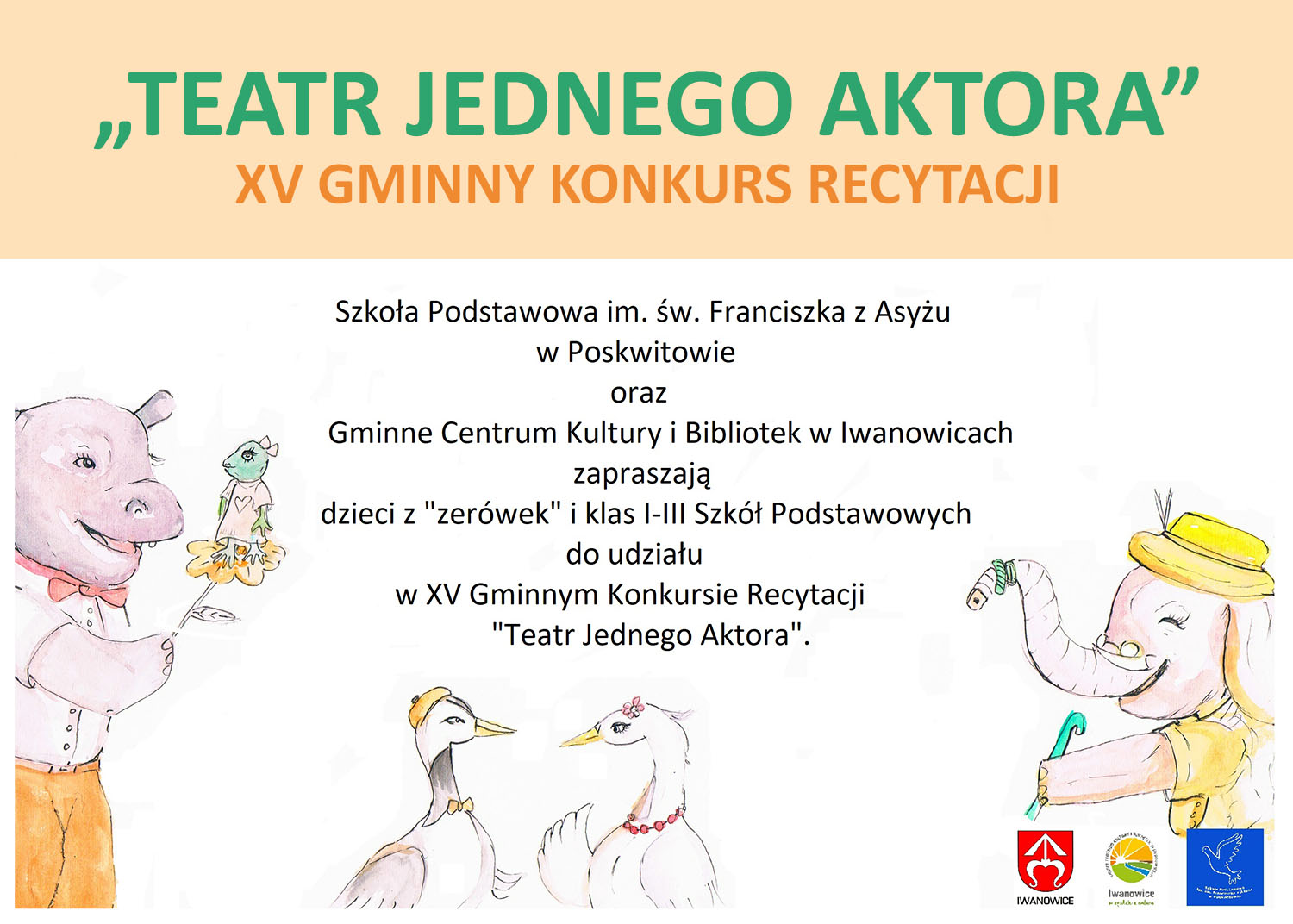Teatr Jednego Aktora 2018 zaproszenie