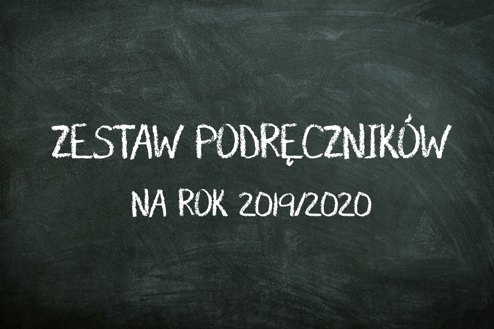 Zestaw podrecznikow 2019 2020