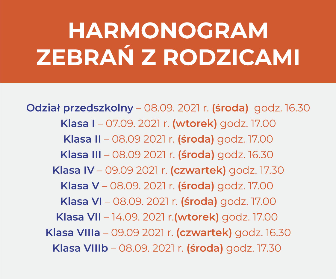 harmonogram zebran 2021 22
