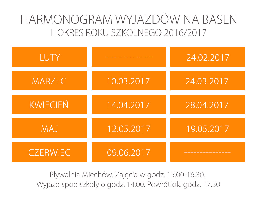 harmonogram basen 2016 2017 IIsemFB