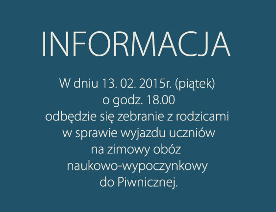 informacja piwniczna tabl