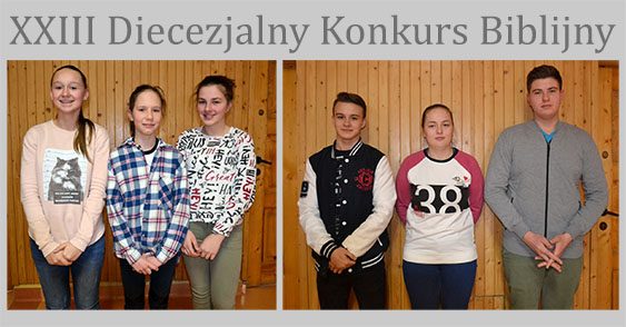 konkurs biblijny XXIII 2018 rejon