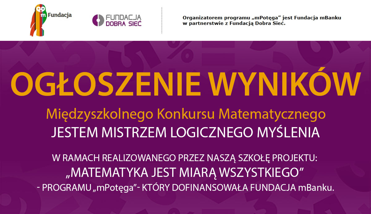 mPotega OGŁOSZENIE WYNIKOW