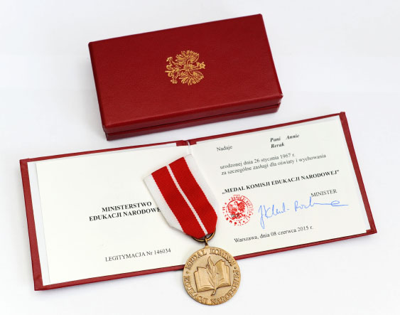 medal Pani dyr2015