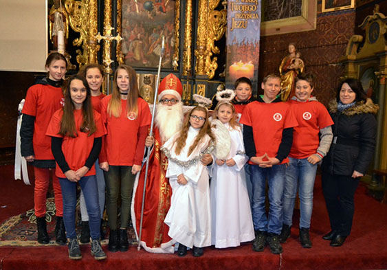 mikolaj w kosciele 2016