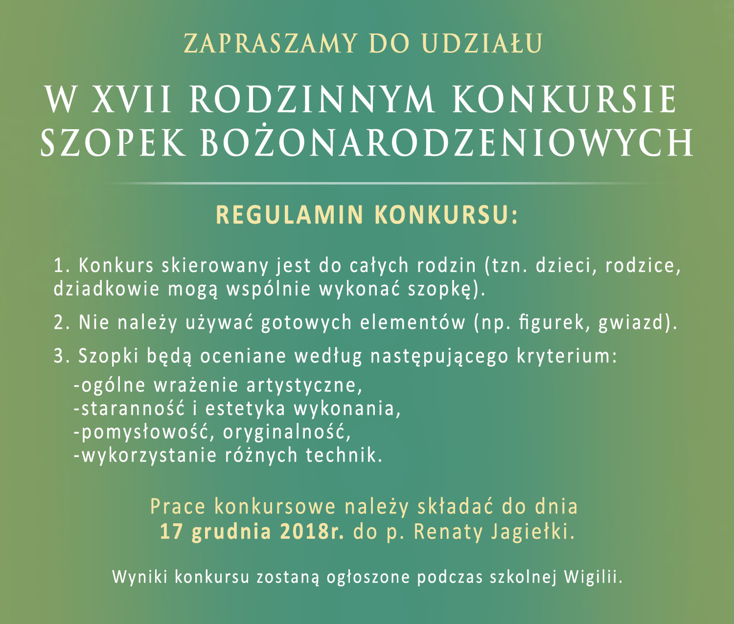 szopki2018Plakat