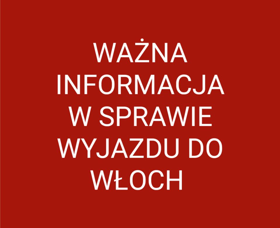 wycieczka do wloch odwolana