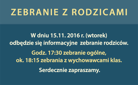 zebranie z rodzicami 2016 listopad tabl